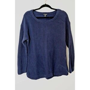 Talbots Plus Sweater X Blue Pullover round neck